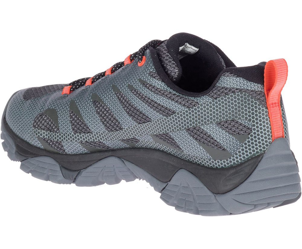 Buty Trekkingowe Merrell Męskie Szare - Moab Edge 2 Waterproof - 750436-GAN